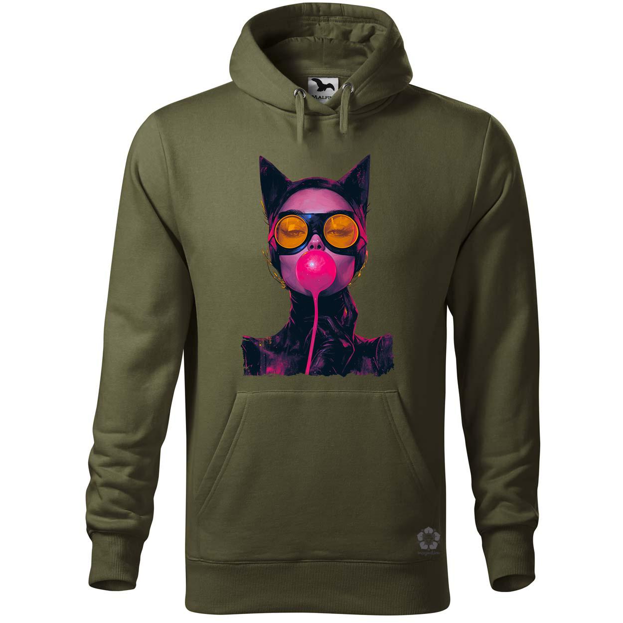 Popart macskanő v2 egyedi  pulóver 