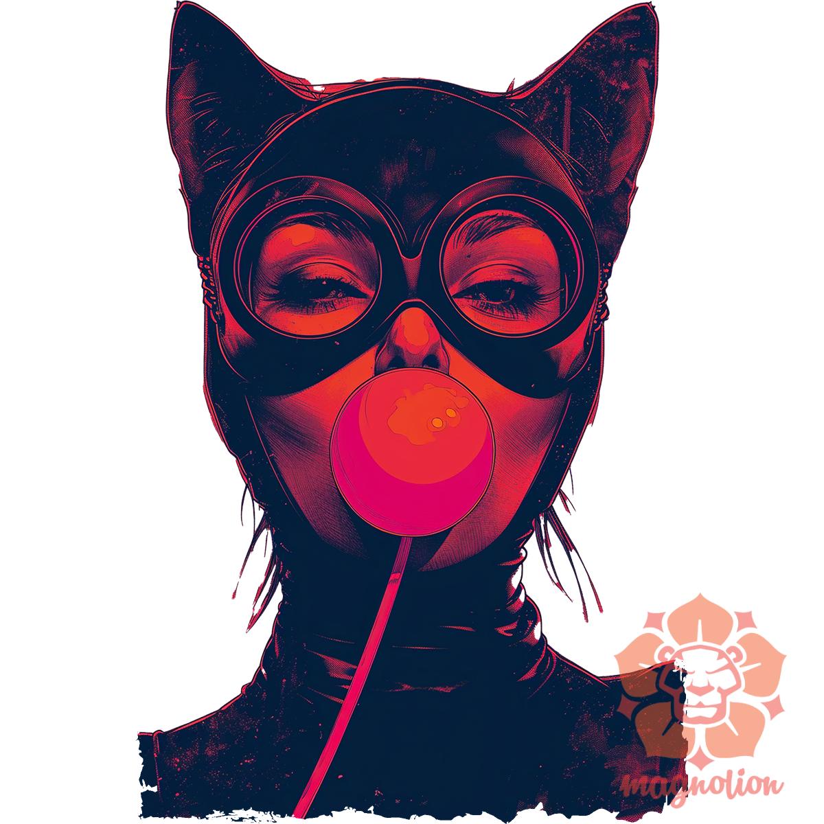 Popart macskanő v3 egyedi  pulóver 