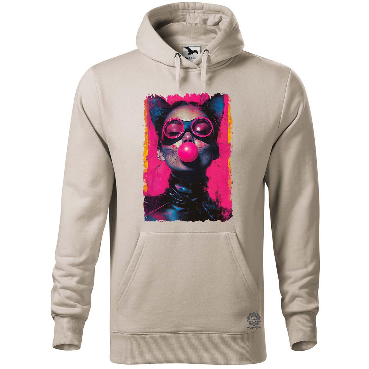 Popart macskanő v7 egyedi  pulóver 