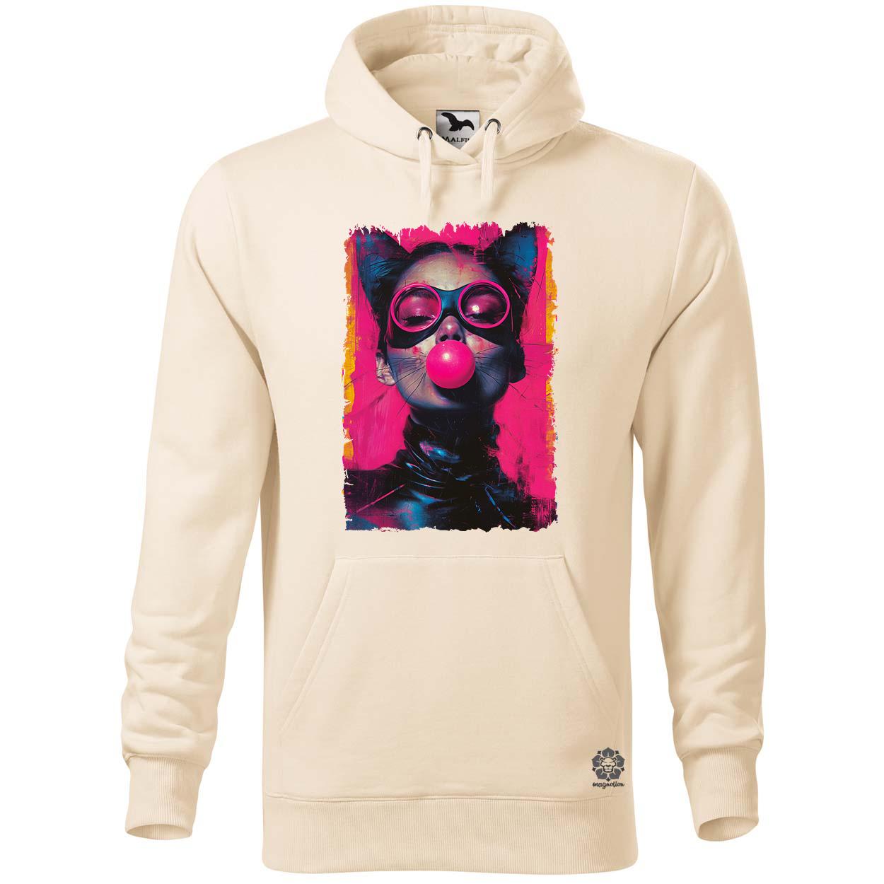 Popart macskanő v7 egyedi  pulóver 