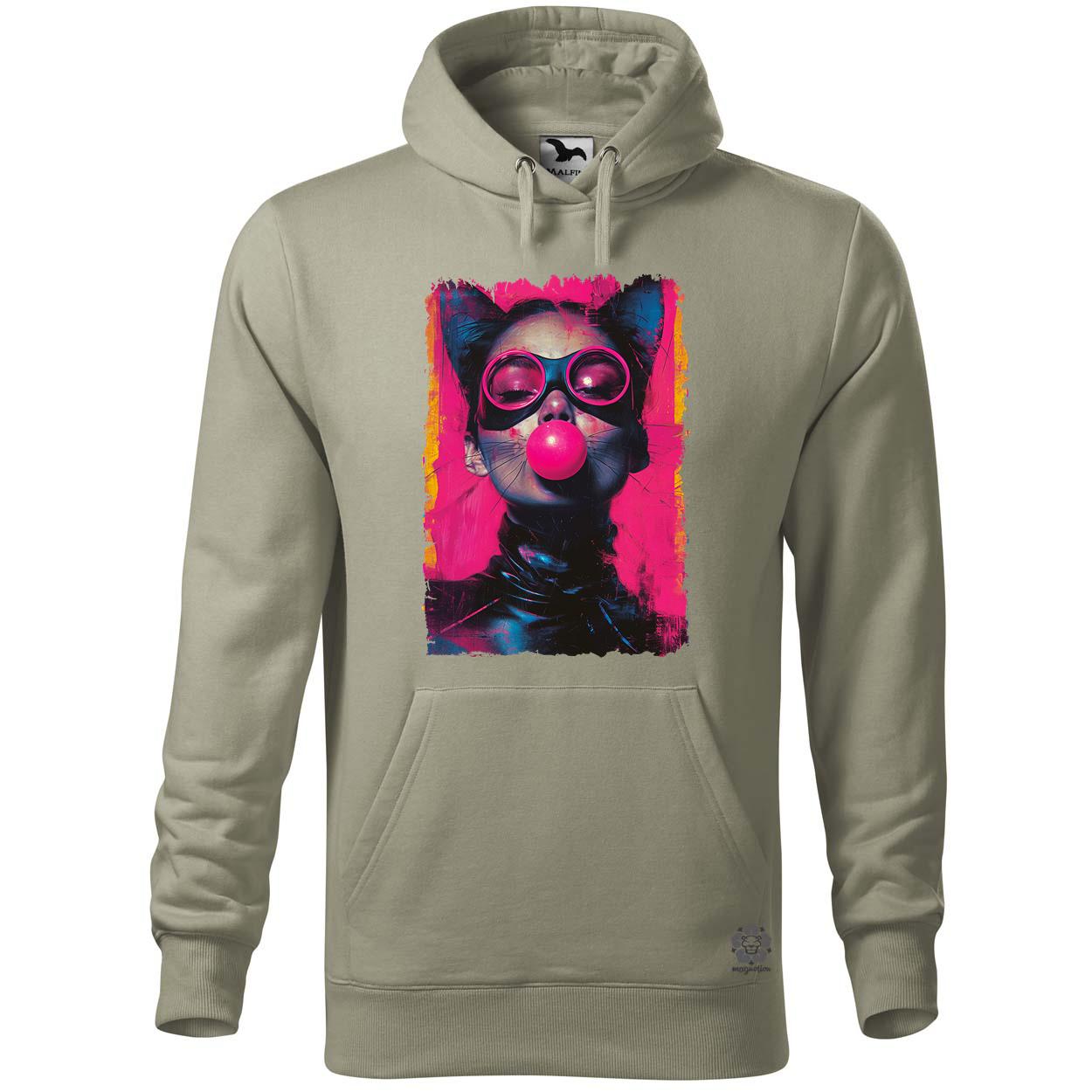 Popart macskanő v7 egyedi  pulóver 