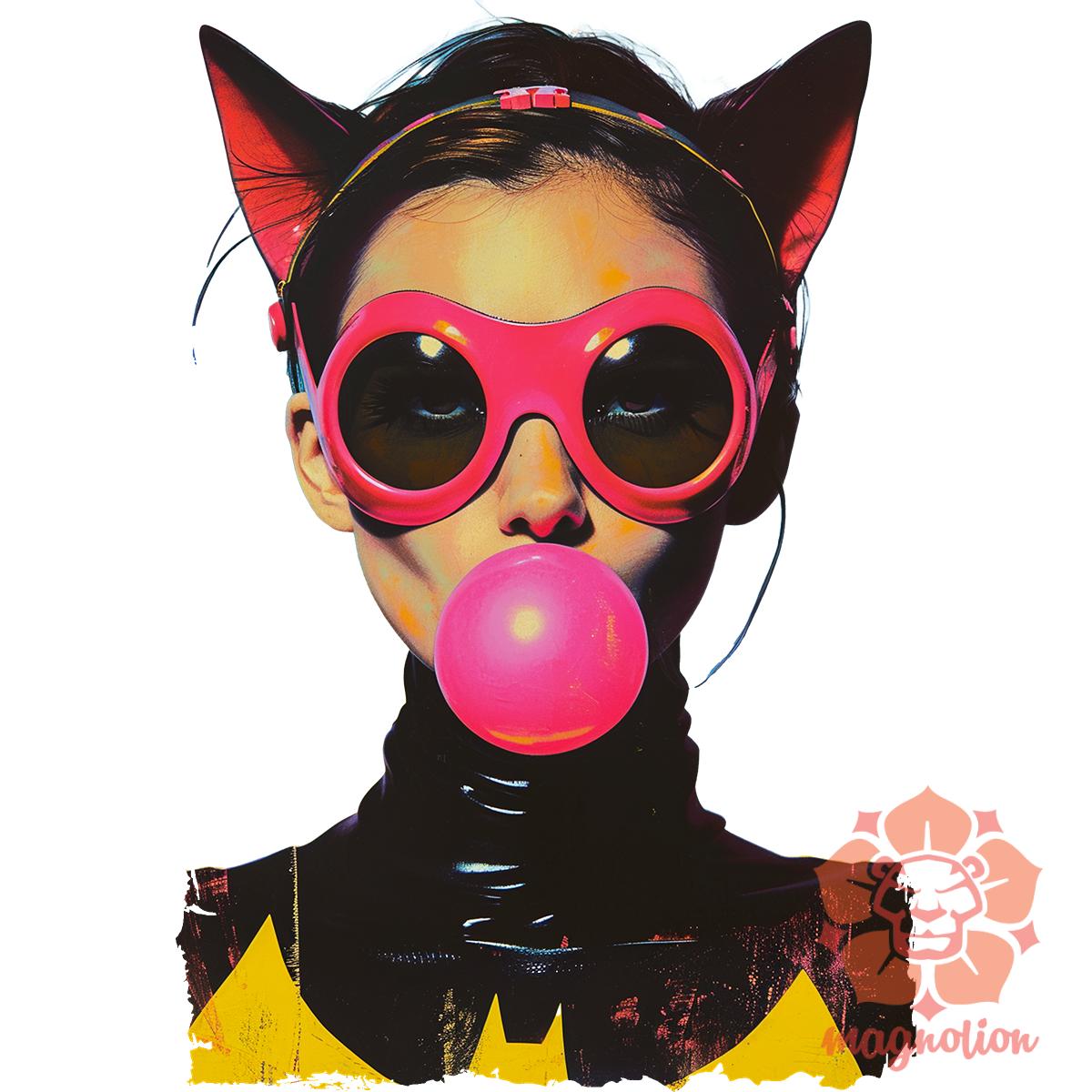 Popart macskanő v8 egyedi  pulóver 