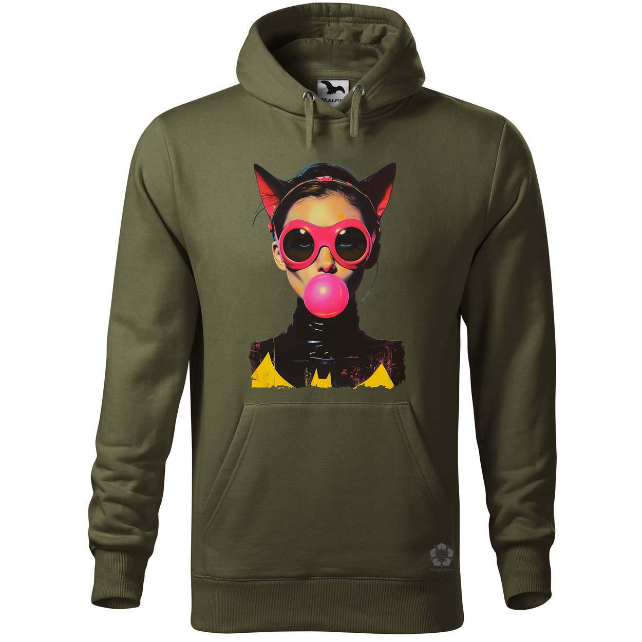 Popart macskanő v8 egyedi  pulóver 