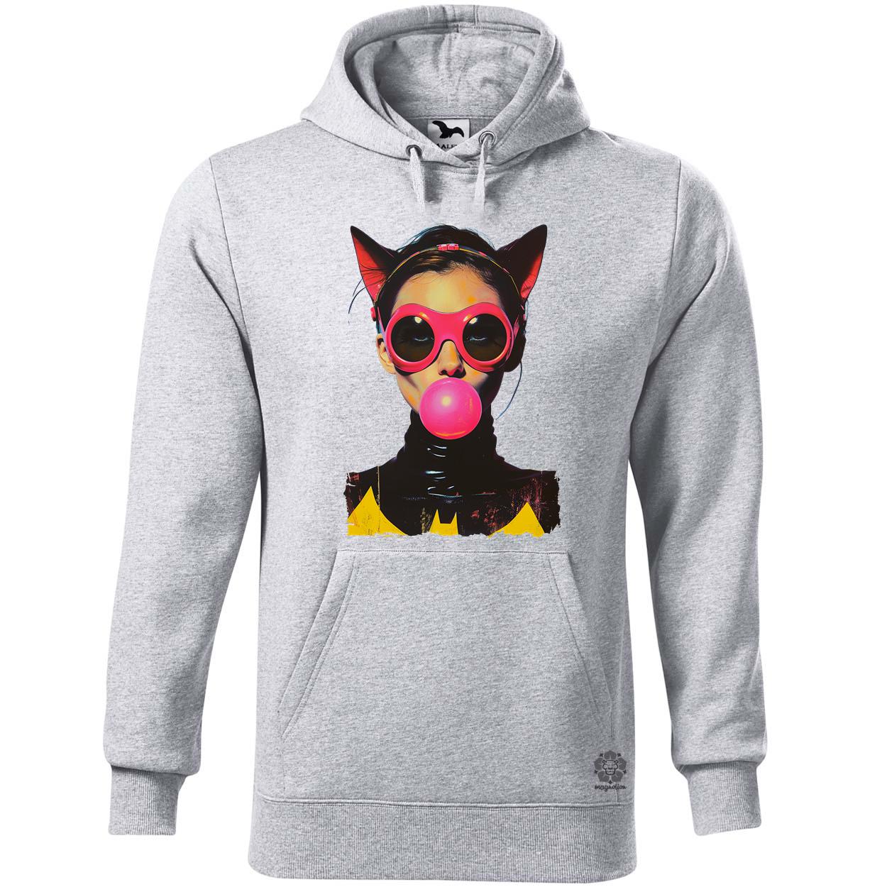 Popart macskanő v8 egyedi  pulóver 