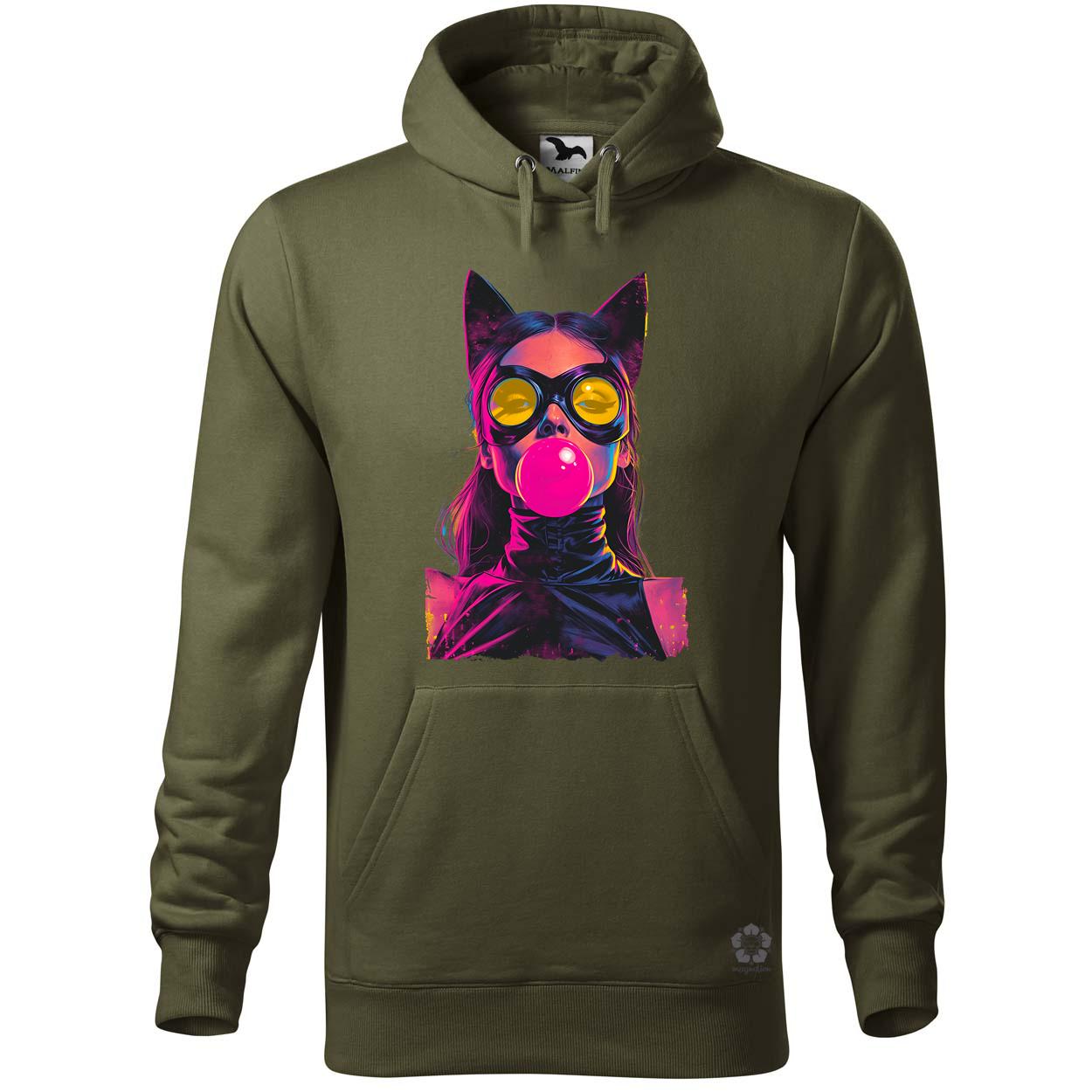Popart macskanő v9 egyedi  pulóver 
