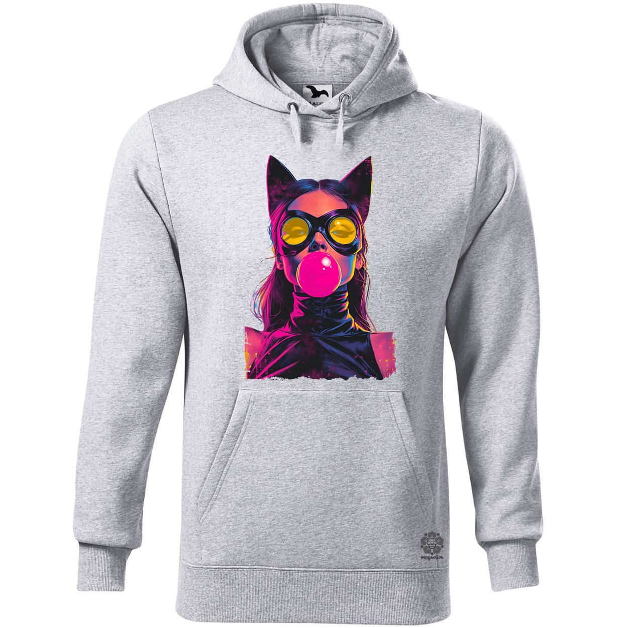 Popart macskanő v9 egyedi  pulóver 
