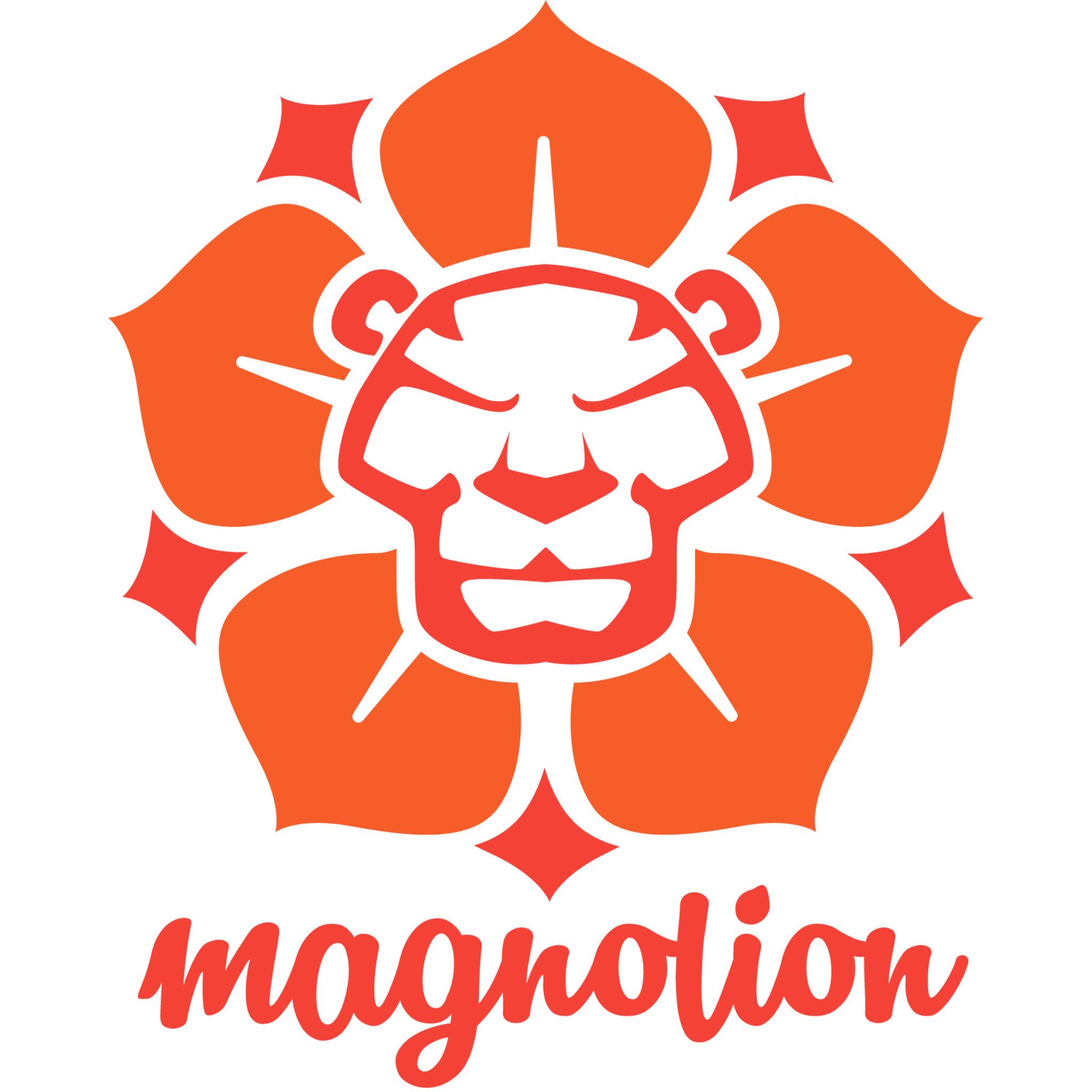 Magnolion narancs egyedi póló 