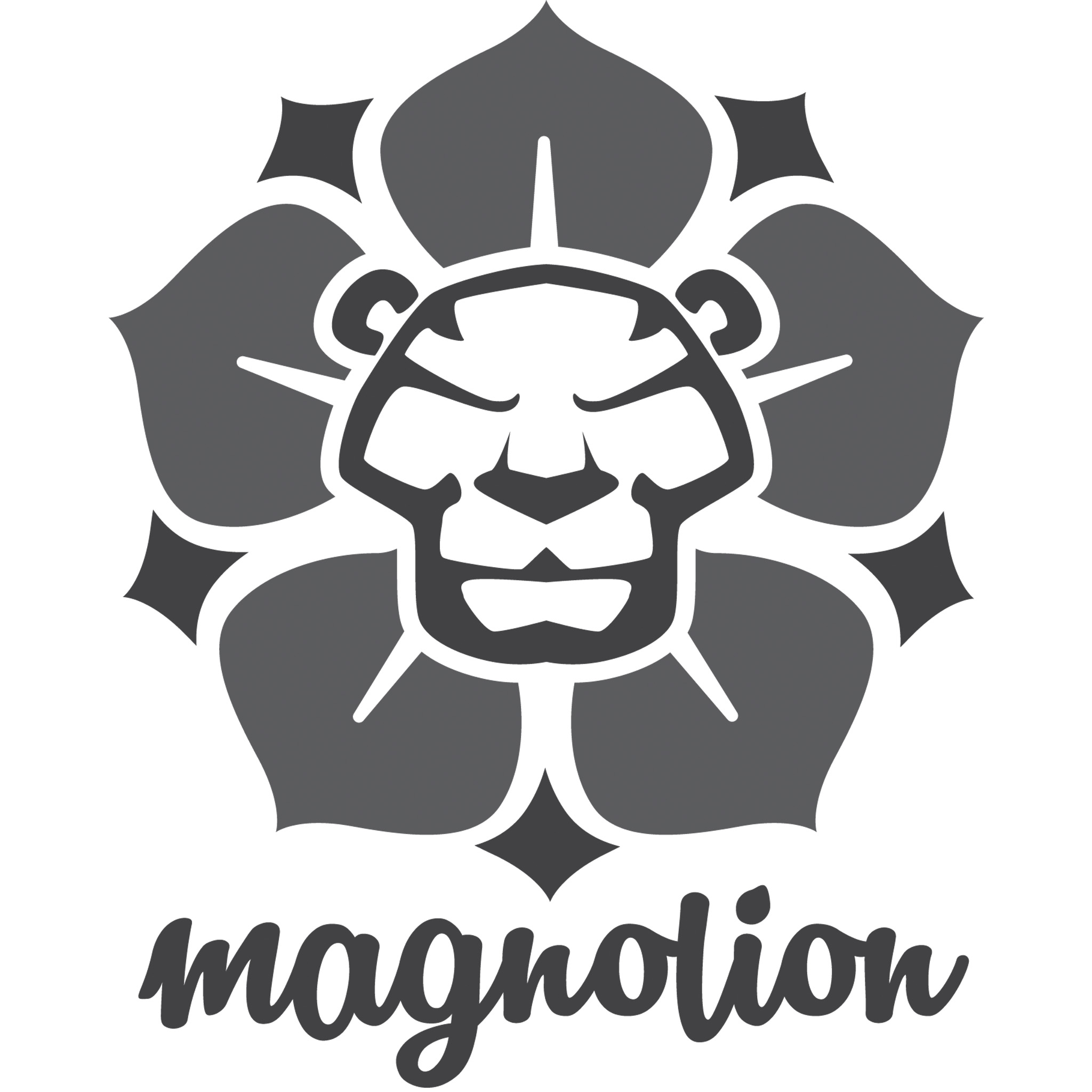 Magnolion szürke egyedi póló 