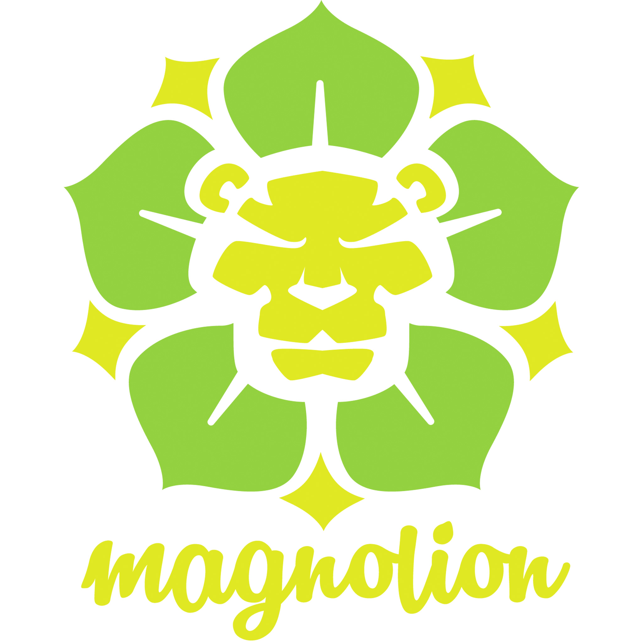 Magnolion zöld egyedi póló 