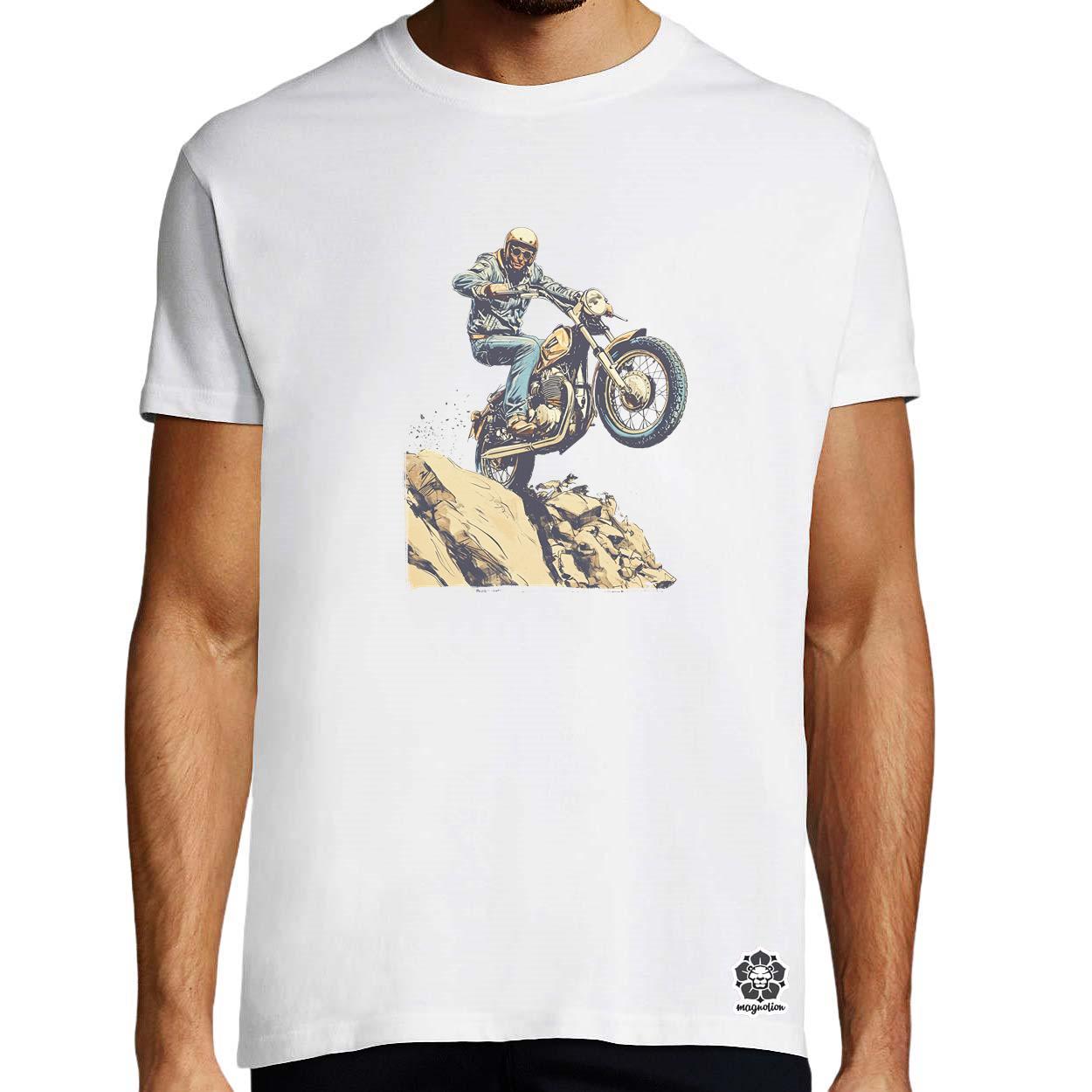 Motocross v8 egyedi póló 