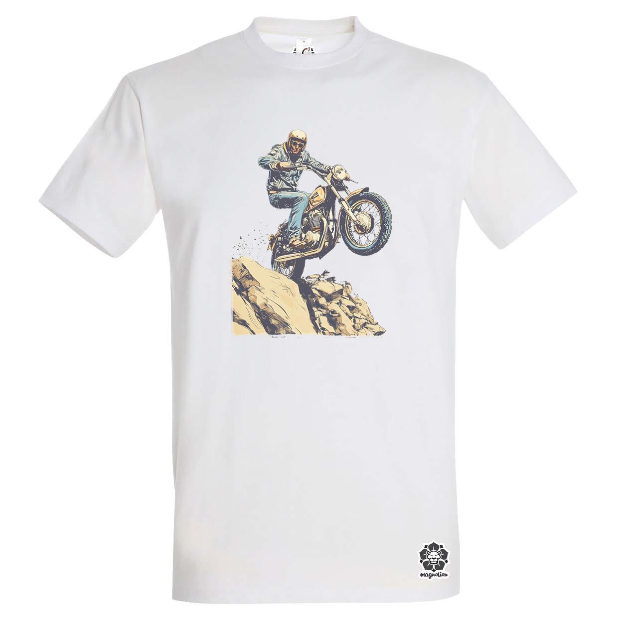 Motocross v8 egyedi póló 