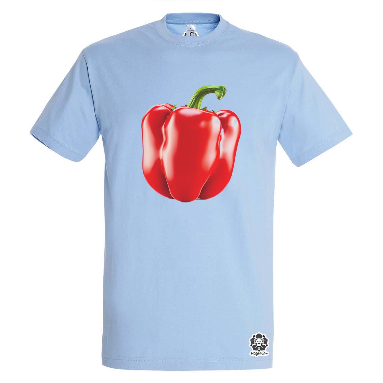 Piros édes paprika egyedi póló 