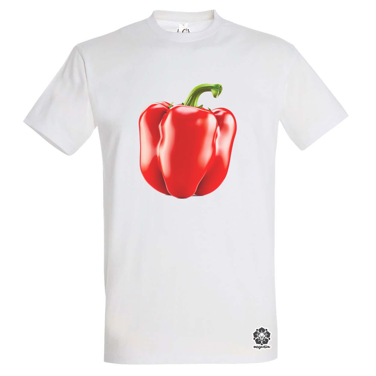 Piros édes paprika egyedi póló 