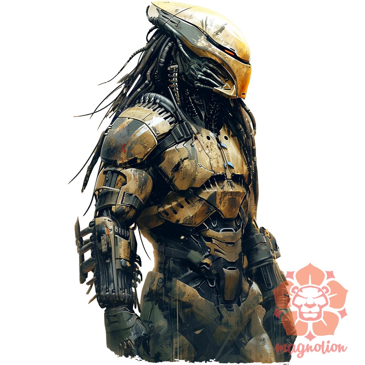 Predator fanart v2 egyedi póló 