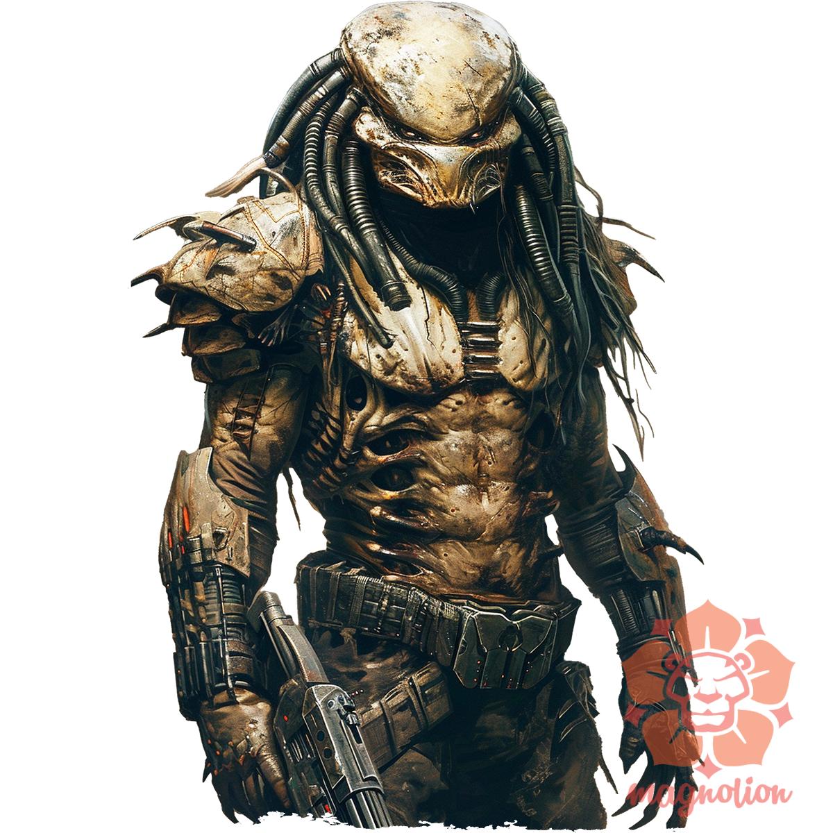 Predator fanart v3 egyedi póló 