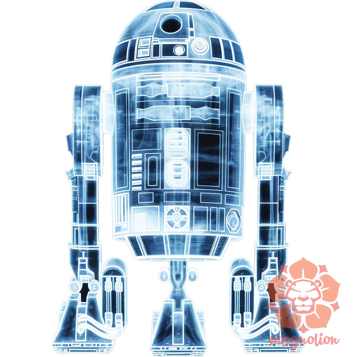 R2-D2 röntgen v2 egyedi póló 