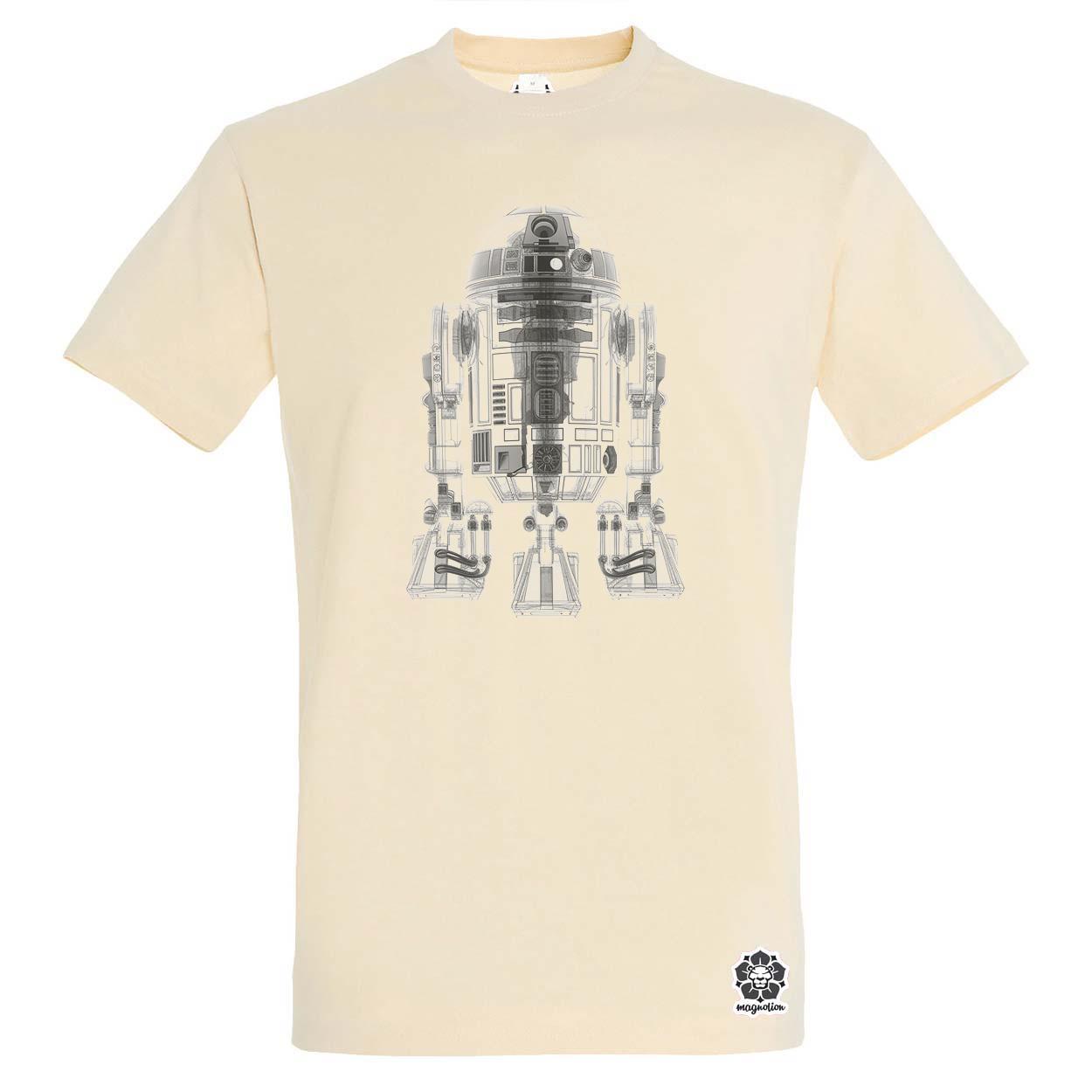 R2-D2 röntgen v3 egyedi póló 