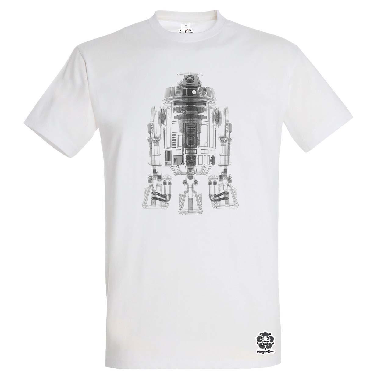 R2-D2 röntgen v3 egyedi póló 