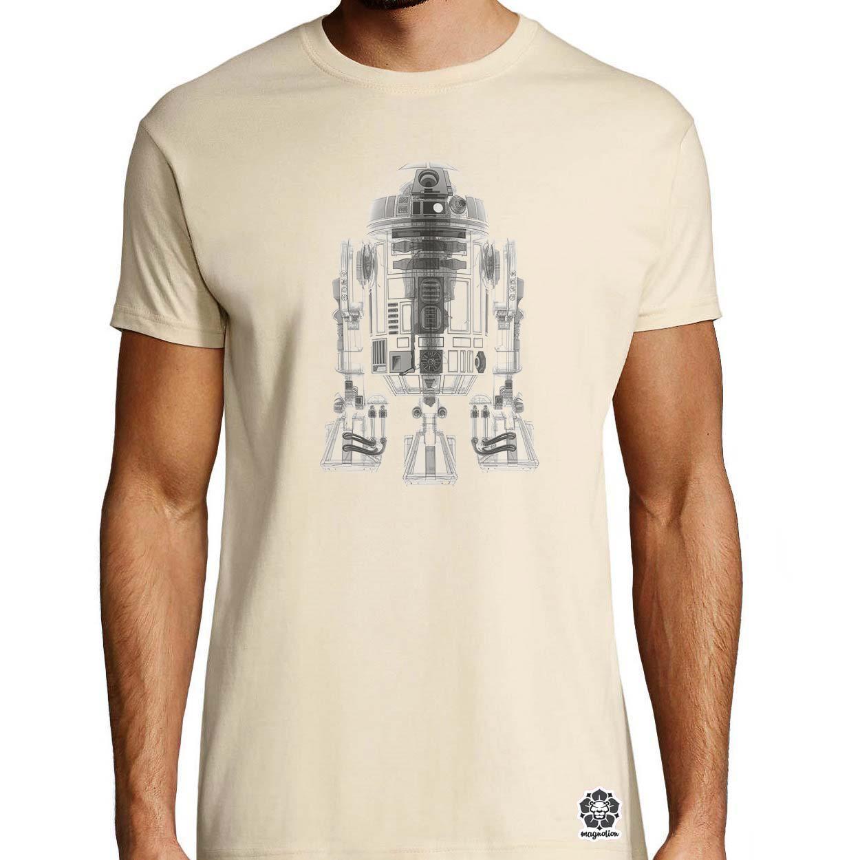 R2-D2 röntgen v3 egyedi póló 