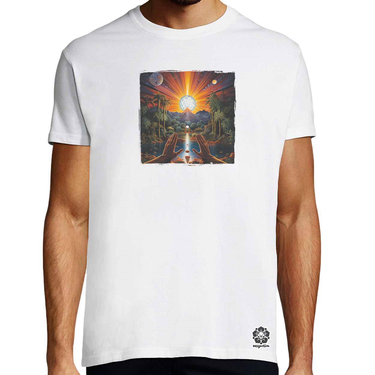 Spirituális ébredés v8 egyedi póló 