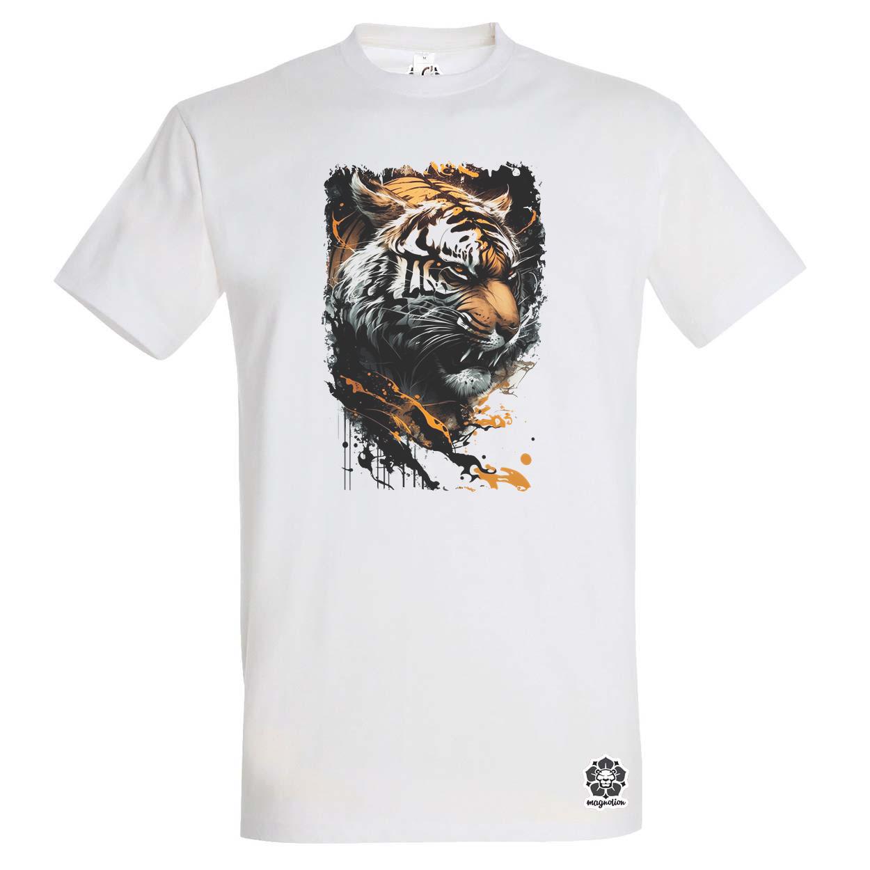 Tigris fantázia v1 egyedi póló 