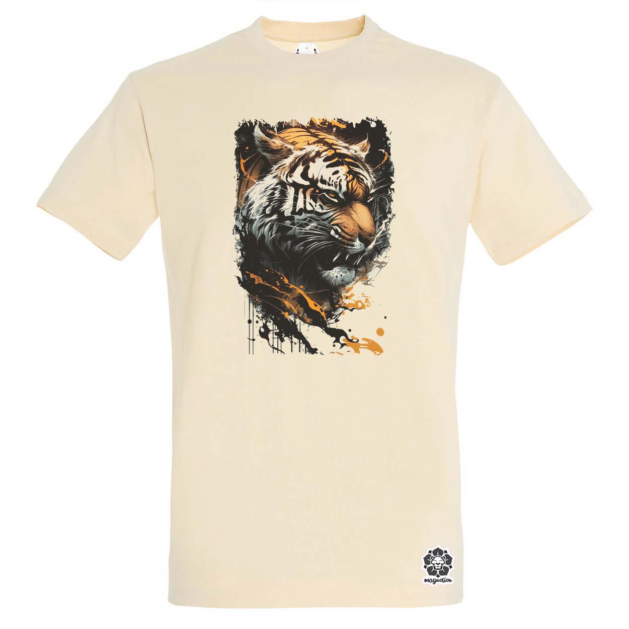 Tigris fantázia v1 egyedi póló 