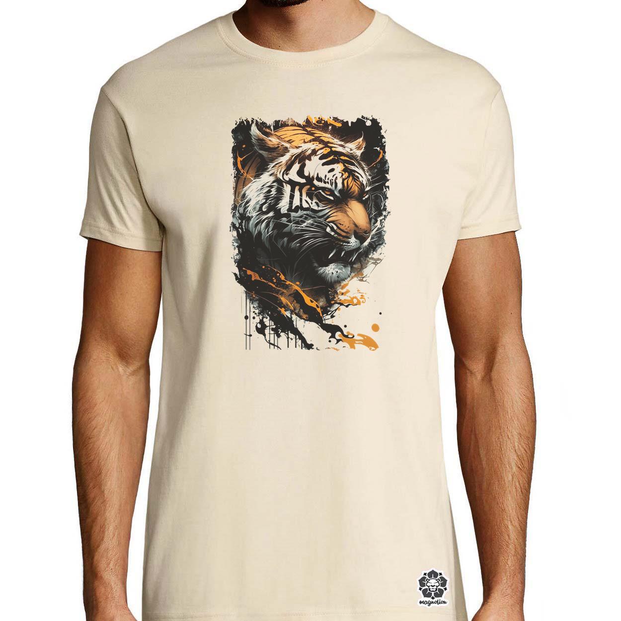 Tigris fantázia v1 egyedi póló 