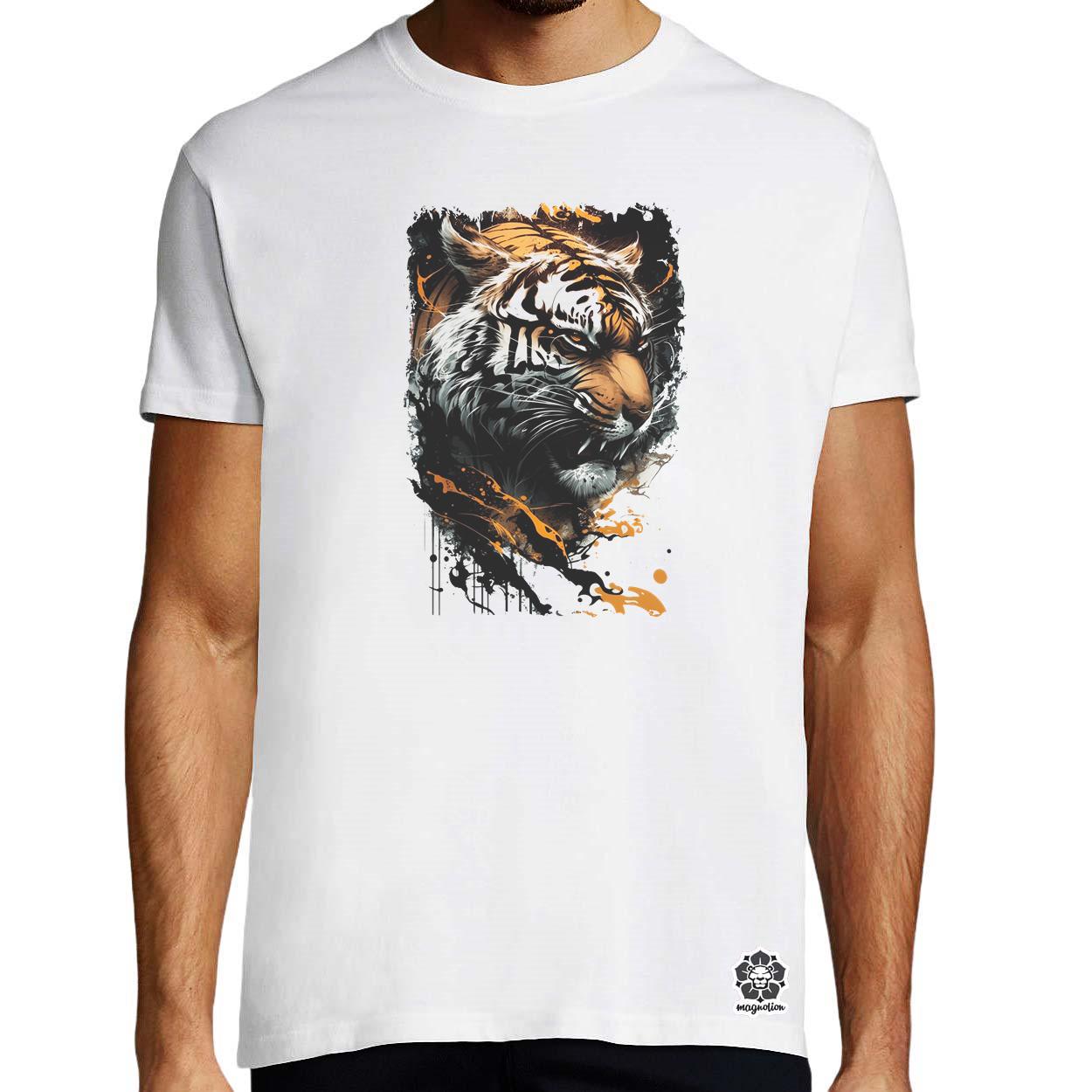 Tigris fantázia v1 egyedi póló 