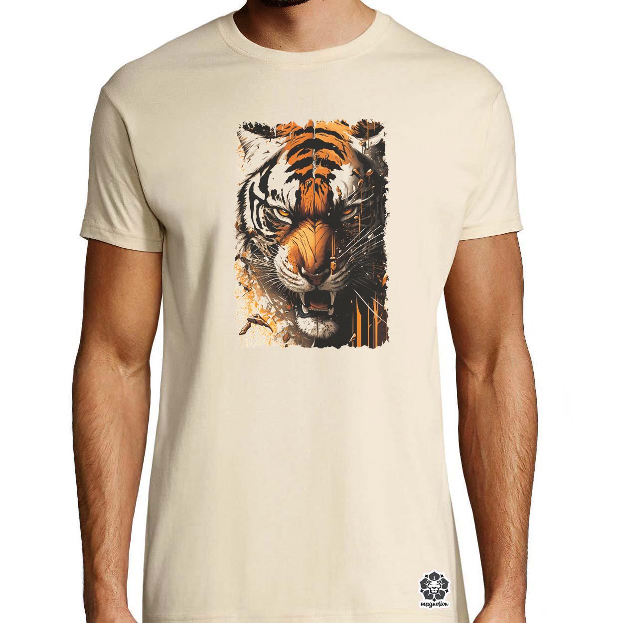 Tigris fantázia v3 egyedi póló 