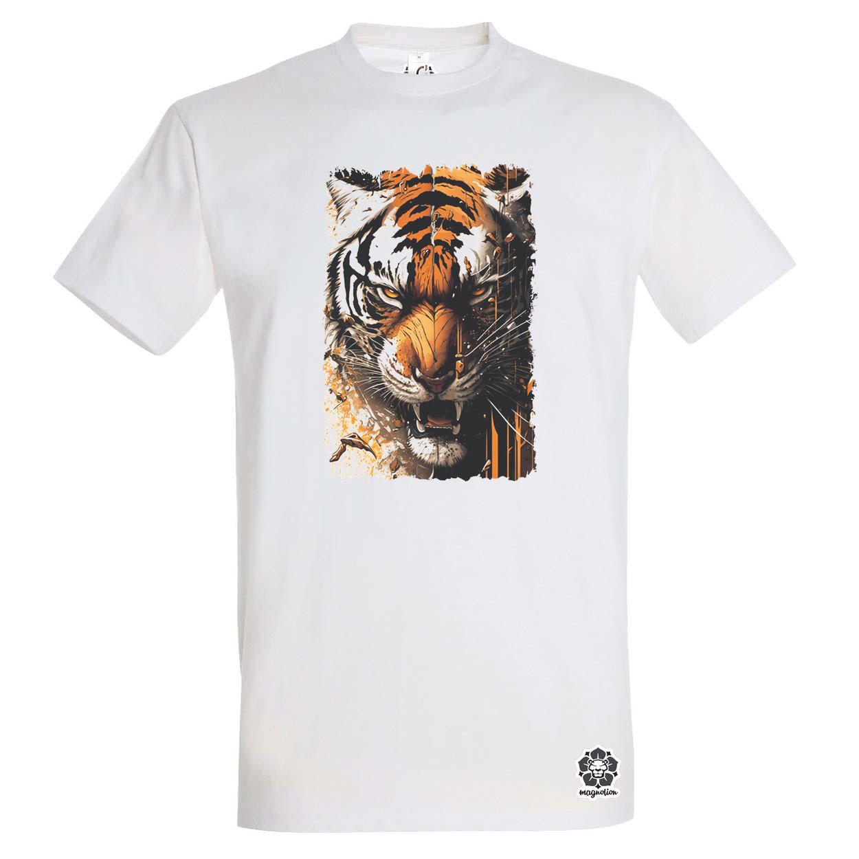 Tigris fantázia v3 egyedi póló 