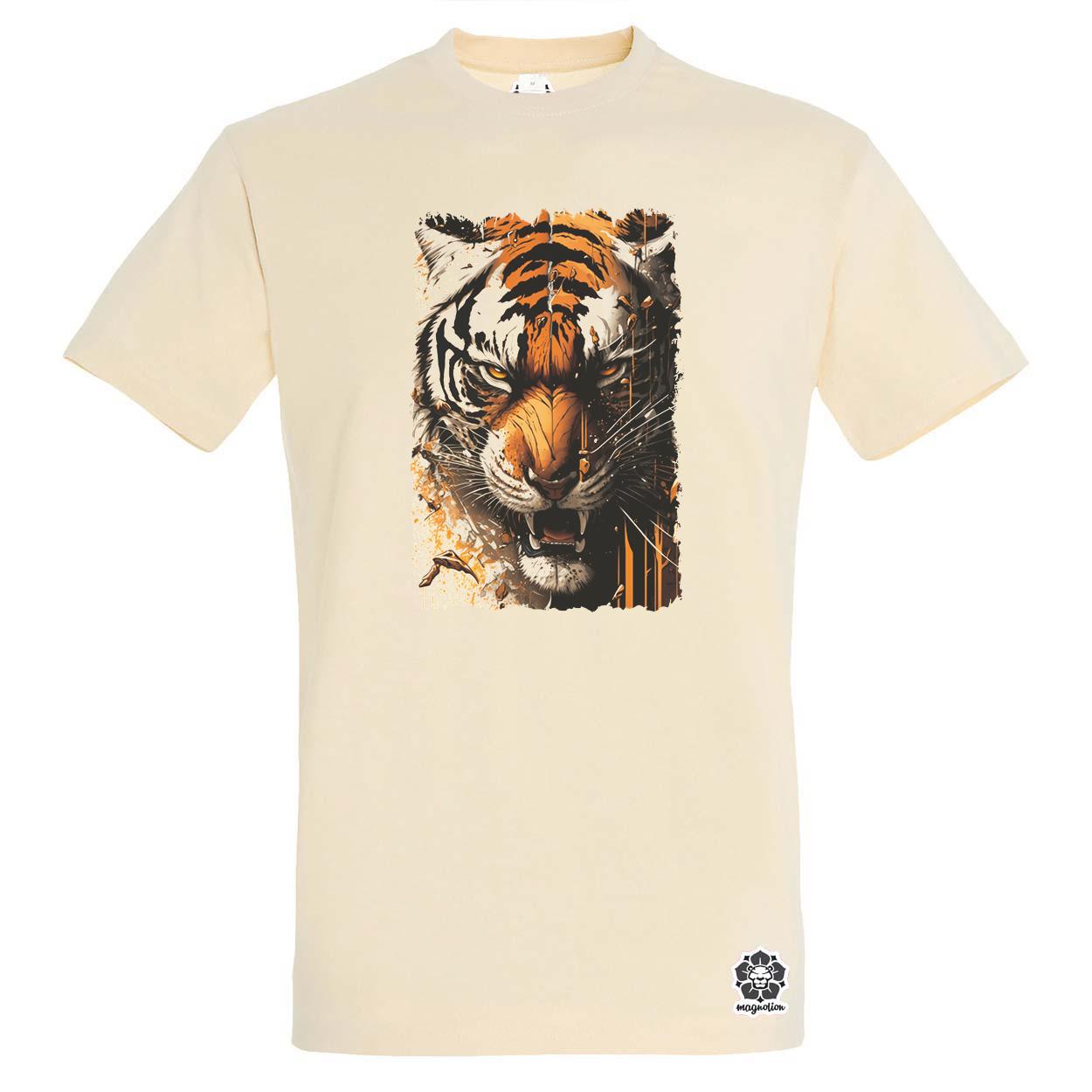 Tigris fantázia v3 egyedi póló 