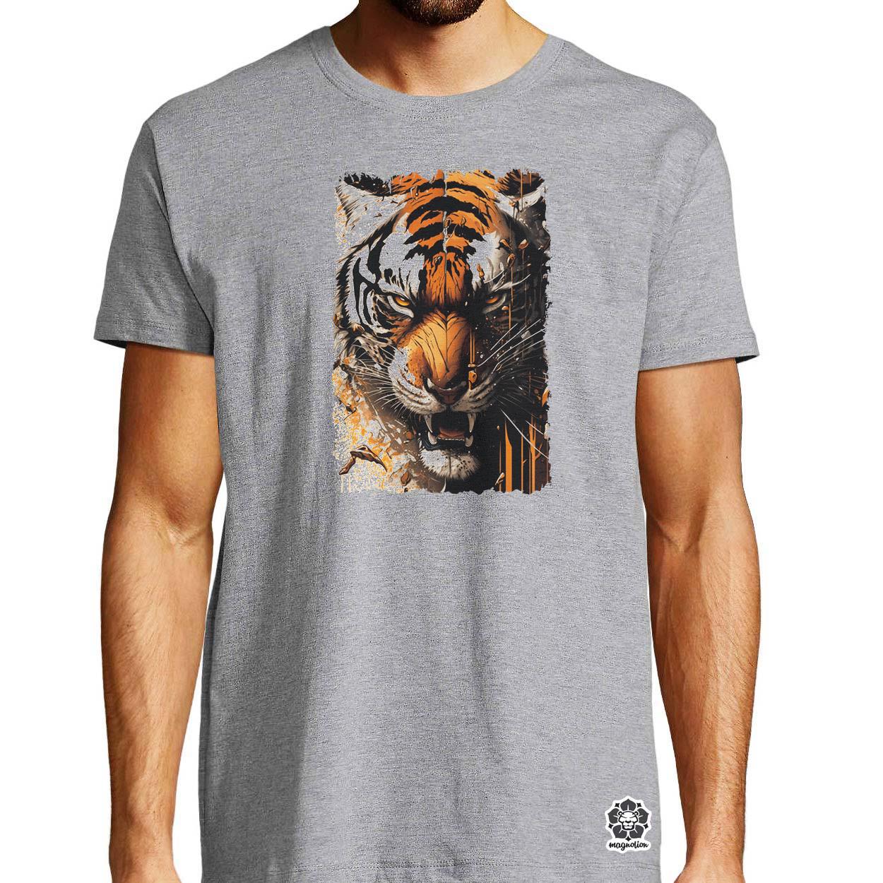 Tigris fantázia v3 egyedi póló 