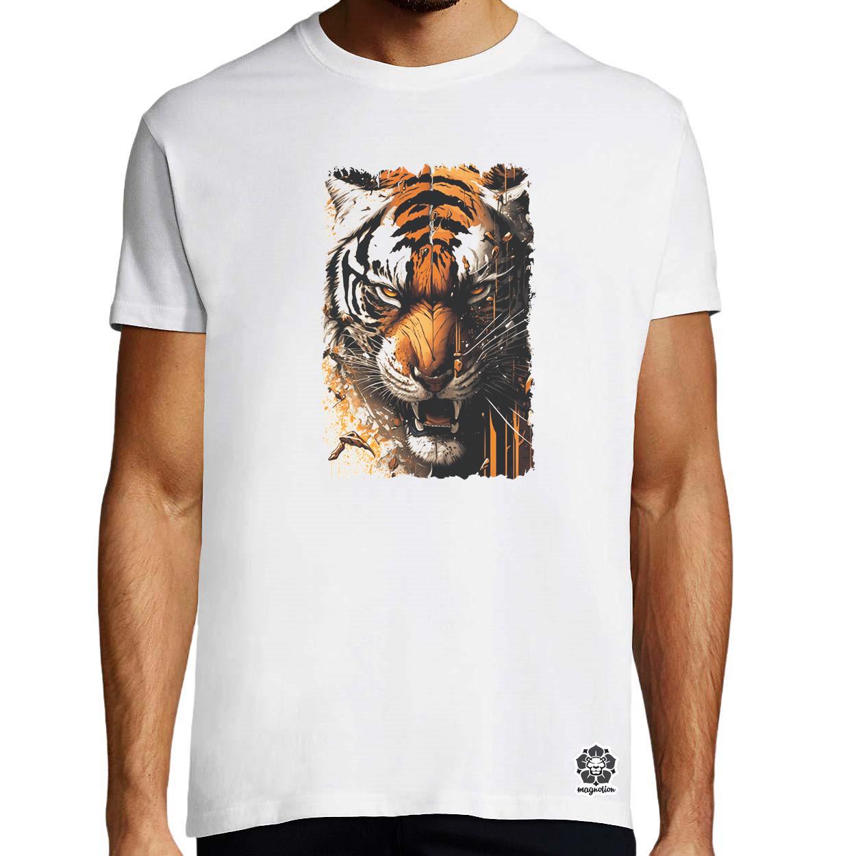 Tigris fantázia v3 egyedi póló 