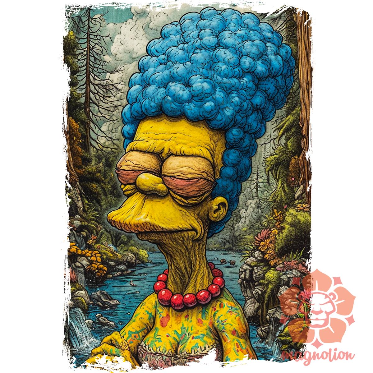 Marge fanart egyedi  pulóver 