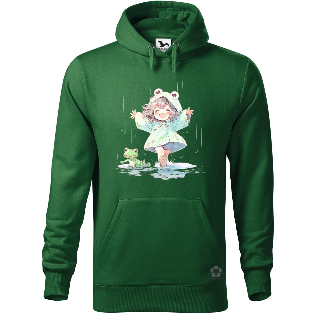 Chibi lány esőben táncol v1 egyedi  pulóver 