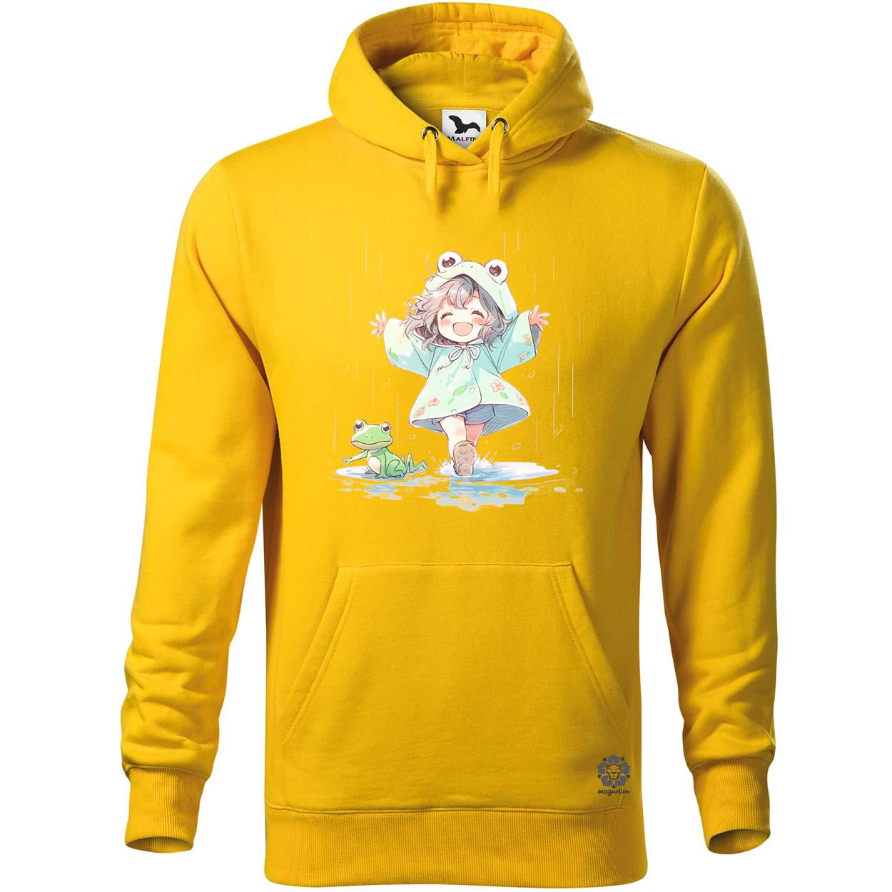 Chibi lány esőben táncol v1 egyedi  pulóver 