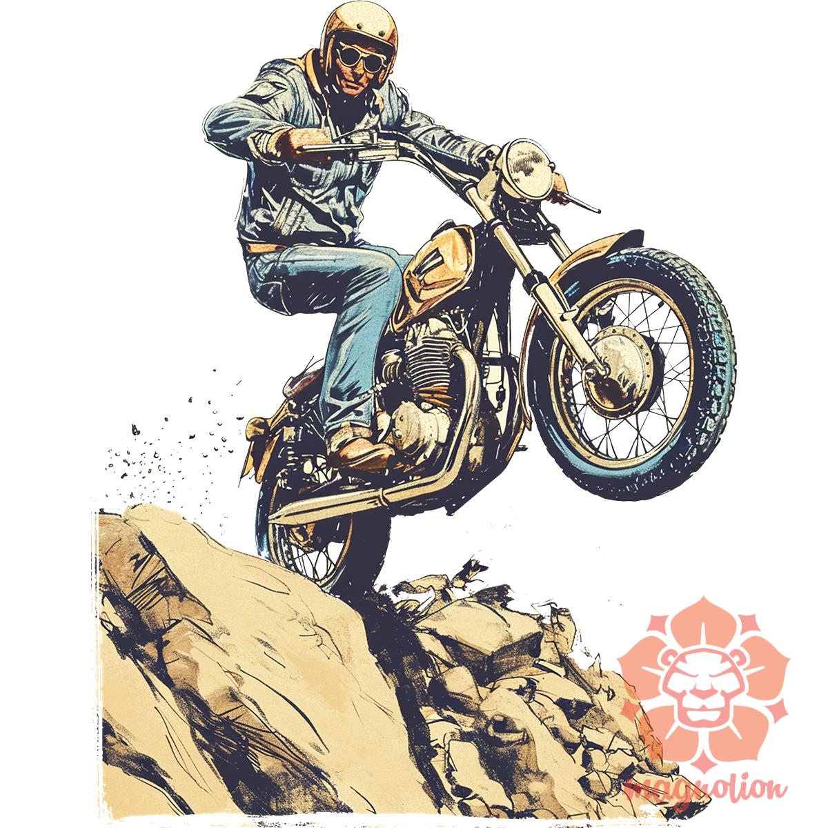 Motocross v8 egyedi  pulóver 