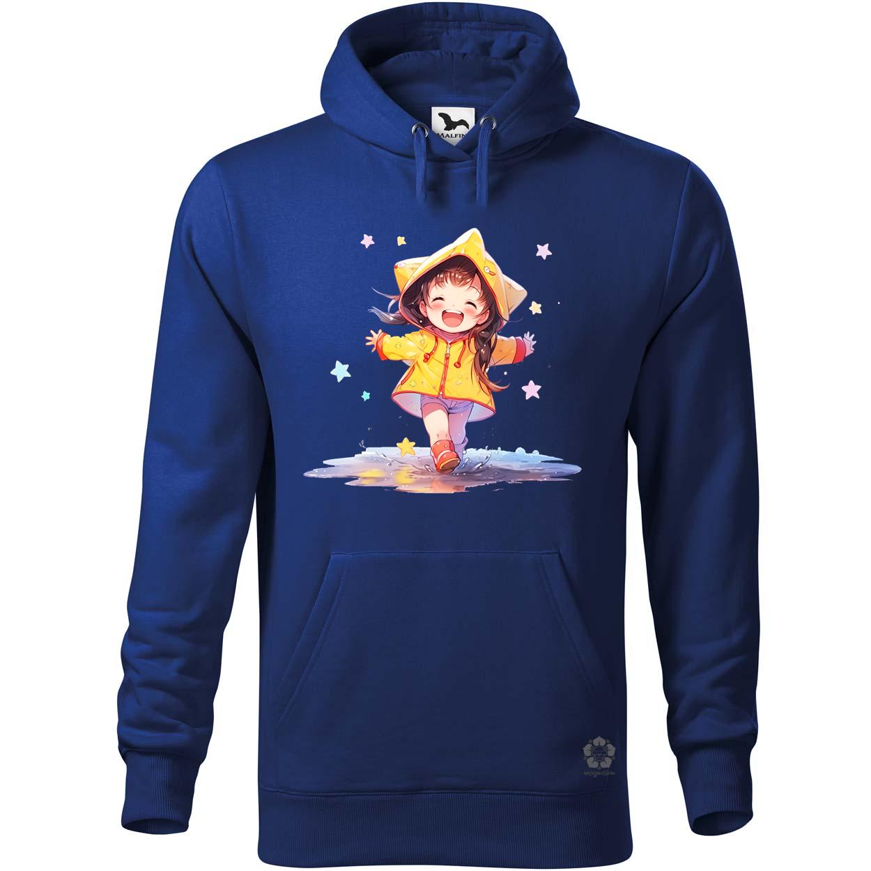 Chibi lány esőben táncol v3 egyedi  pulóver 