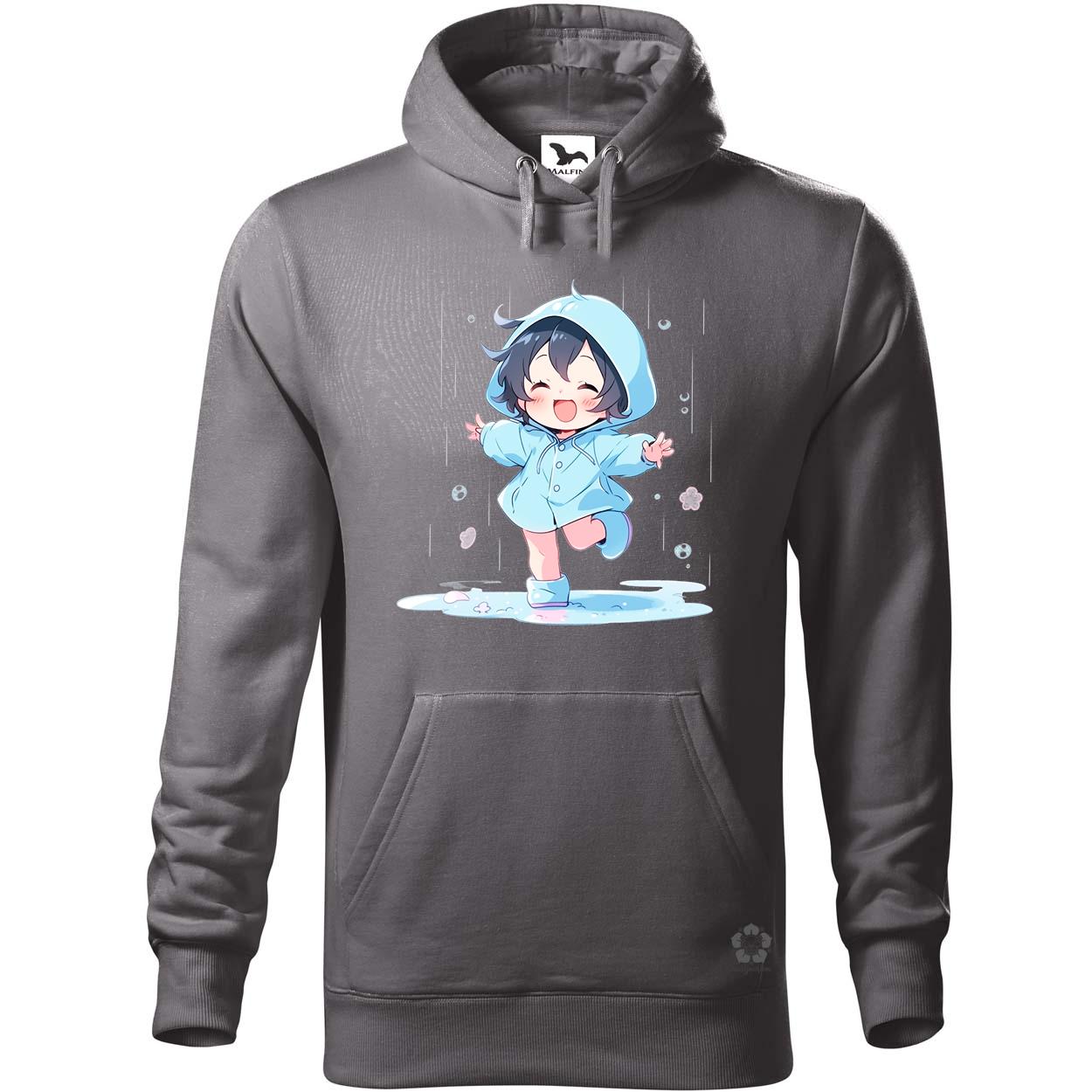 Chibi lány esőben táncol v4 egyedi  pulóver 