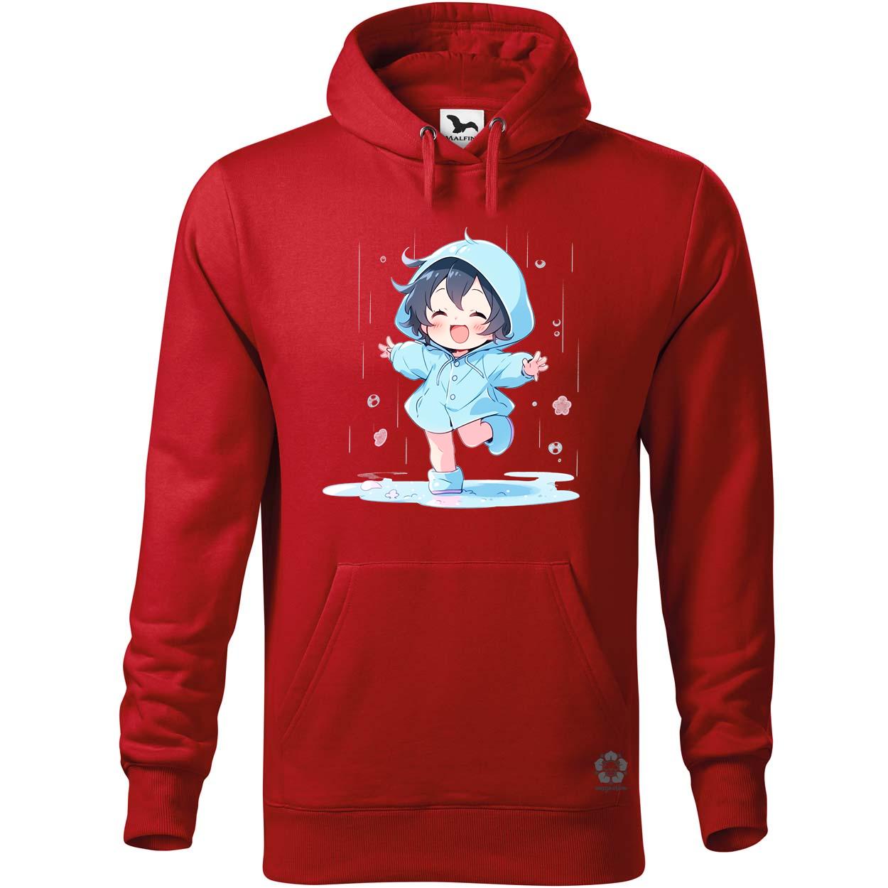Chibi lány esőben táncol v4 egyedi  pulóver 