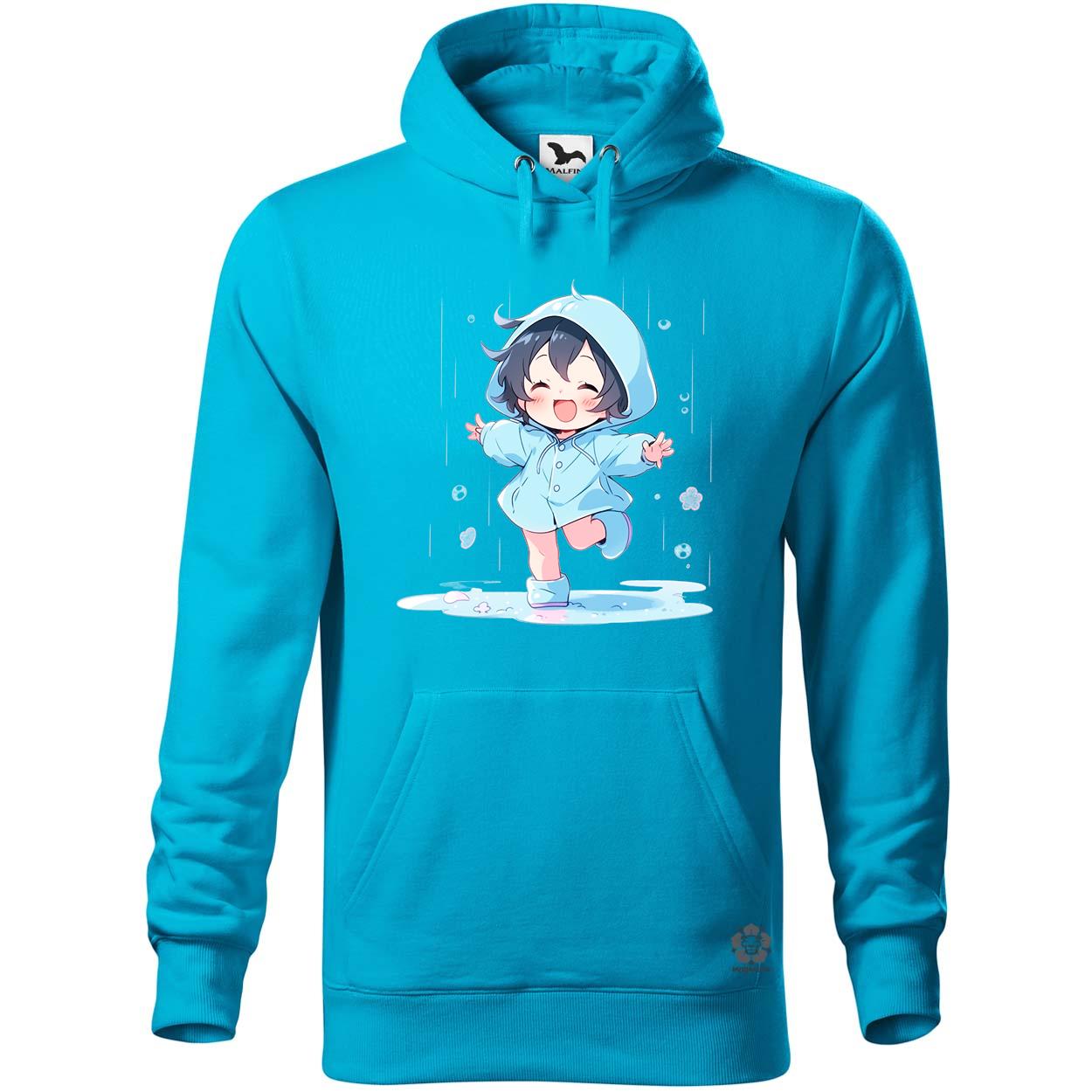 Chibi lány esőben táncol v4 egyedi  pulóver 