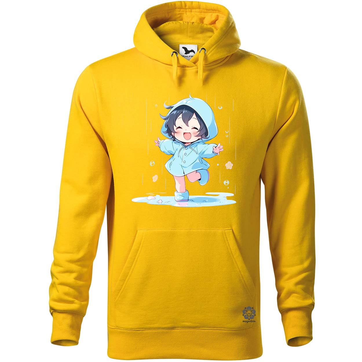 Chibi lány esőben táncol v4 egyedi  pulóver 