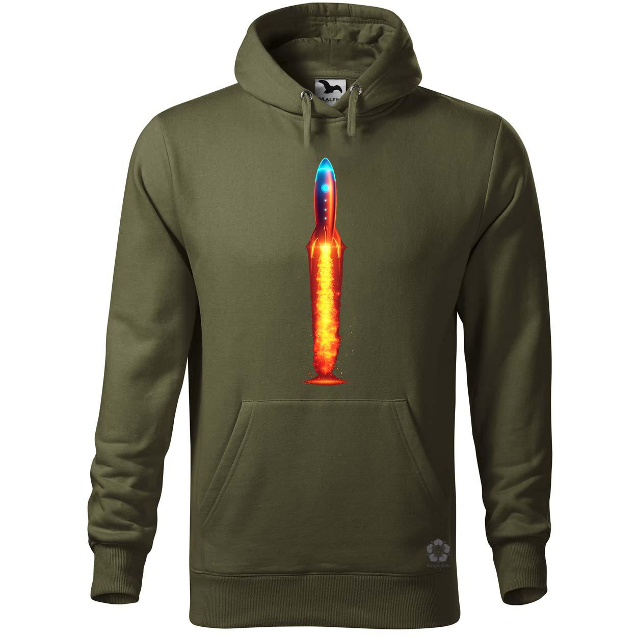 neon rakéta kilövés v3 egyedi  pulóver 