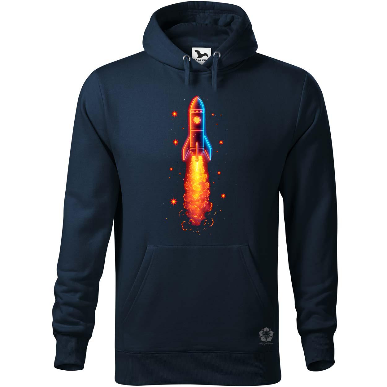 neon rakéta kilövés v4 egyedi  pulóver 