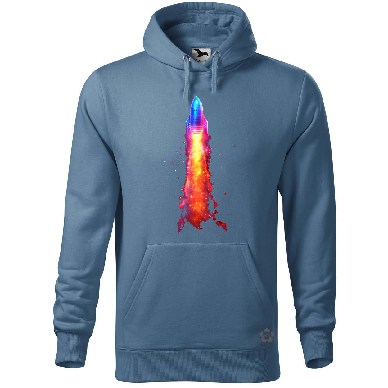 neon rakéta kilövés v9 egyedi  pulóver 