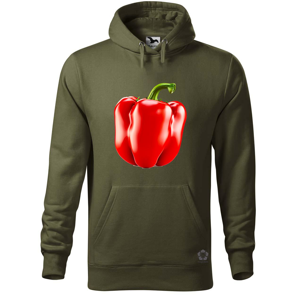 Piros édes paprika egyedi  pulóver 