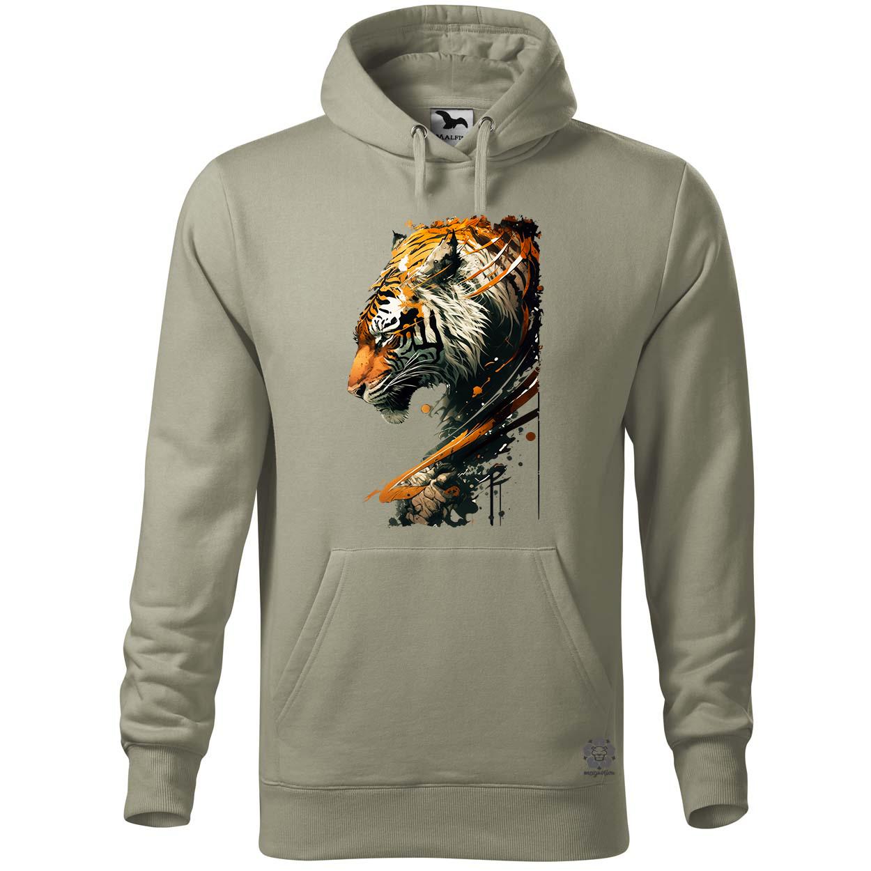 Tigris fantázia v1 egyedi  pulóver 