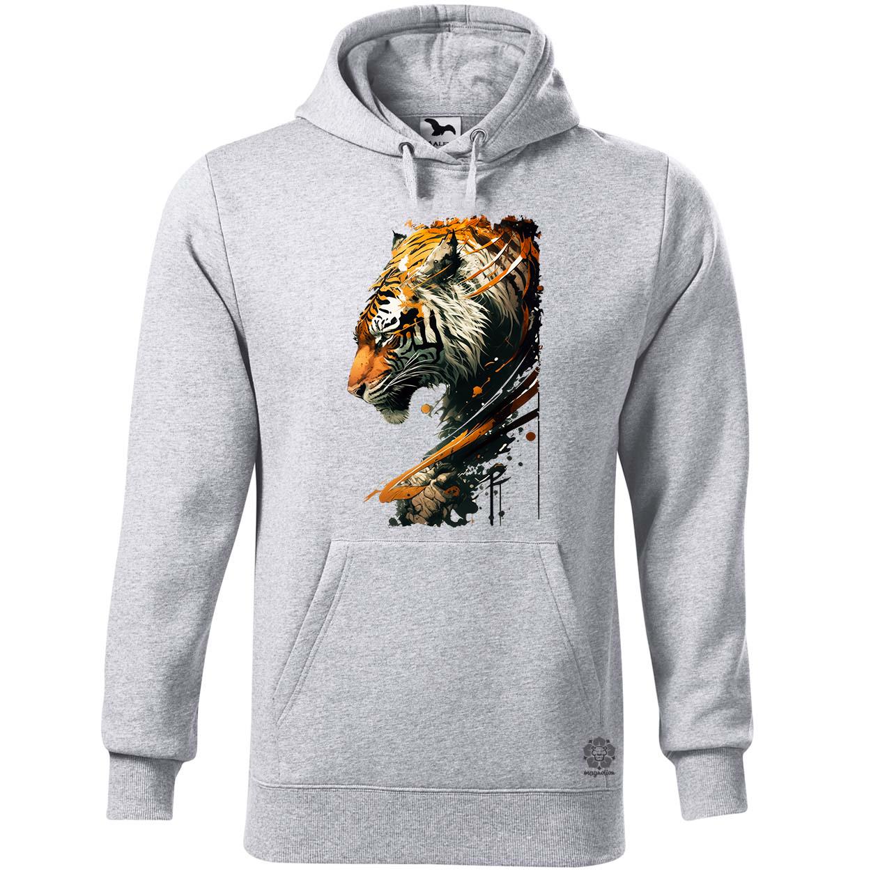 Tigris fantázia v1 egyedi  pulóver 