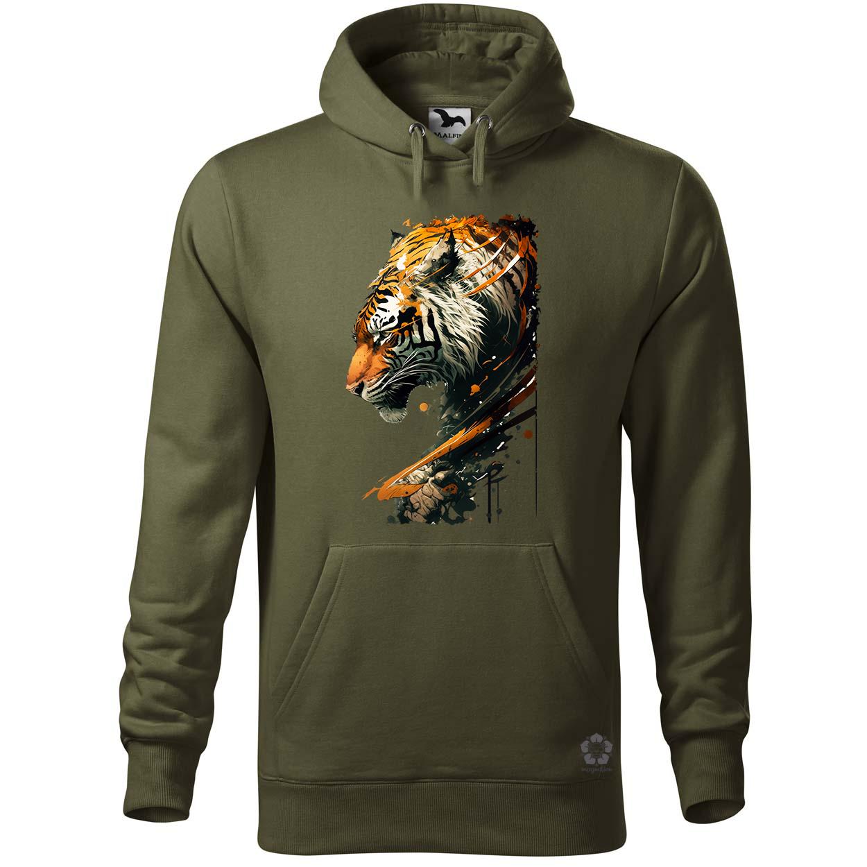 Tigris fantázia v1 egyedi  pulóver 