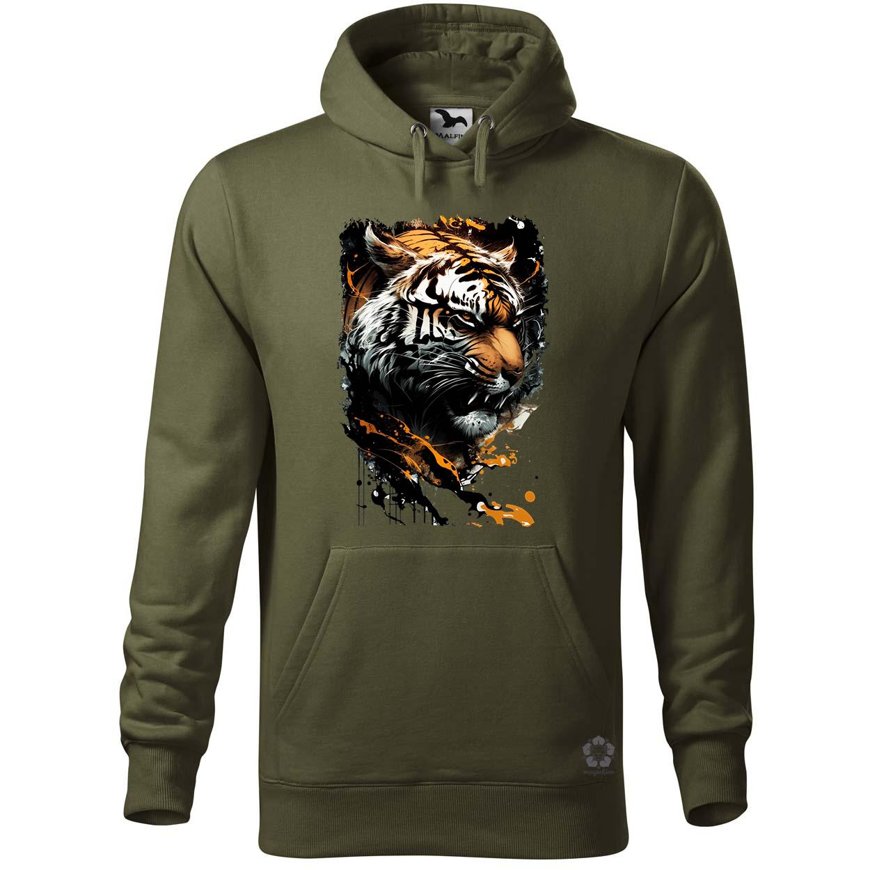 Tigris fantázia v2 egyedi  pulóver 